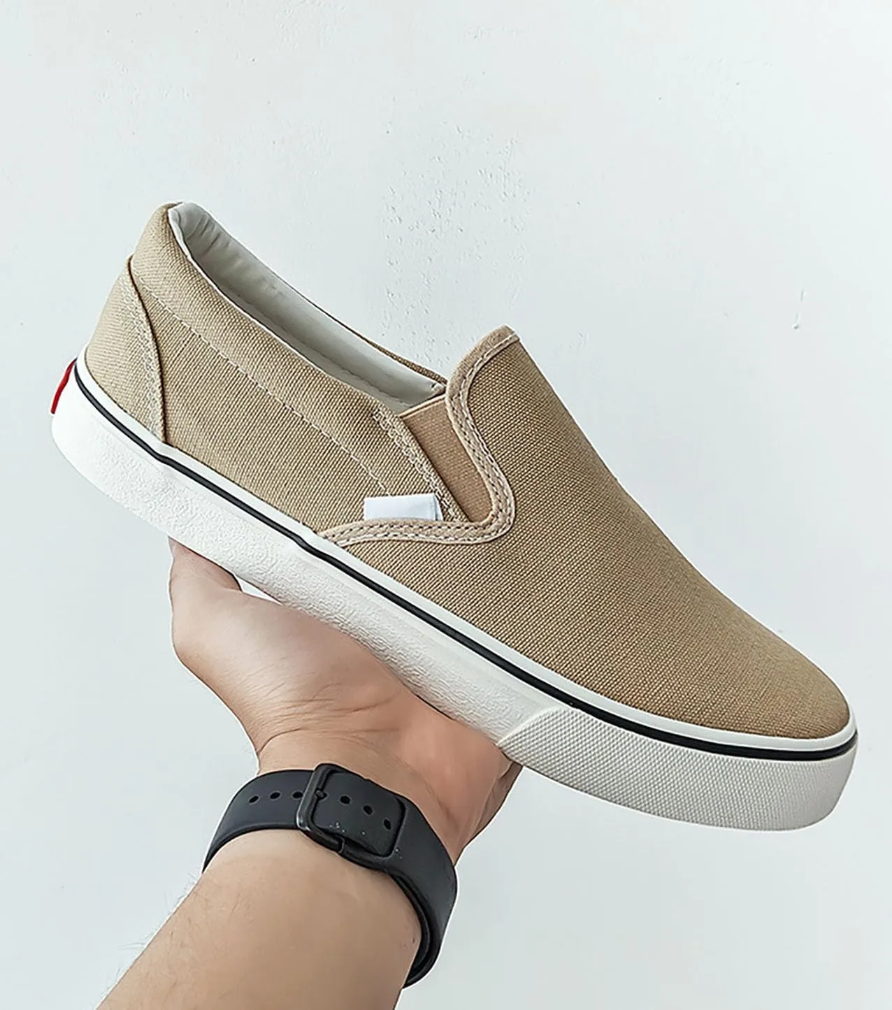 Women's Canvas Mesh Thick Bottom Shoes Cloud Slip Shoes One Stirrup Casual Shoes Board Shoes Running Shoes Foam Flat Shoes Biscuit Shoes