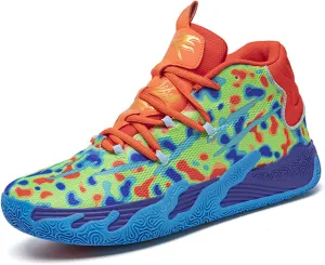 Womens Lightweight Lace Up High Top Fashion Basketball Shoes Soft Non-Slip Running Tennis Volleyball Sneakers Classic Sports Shoes
