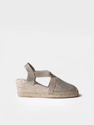 Women's shiny vegan espadrilles - TRITON