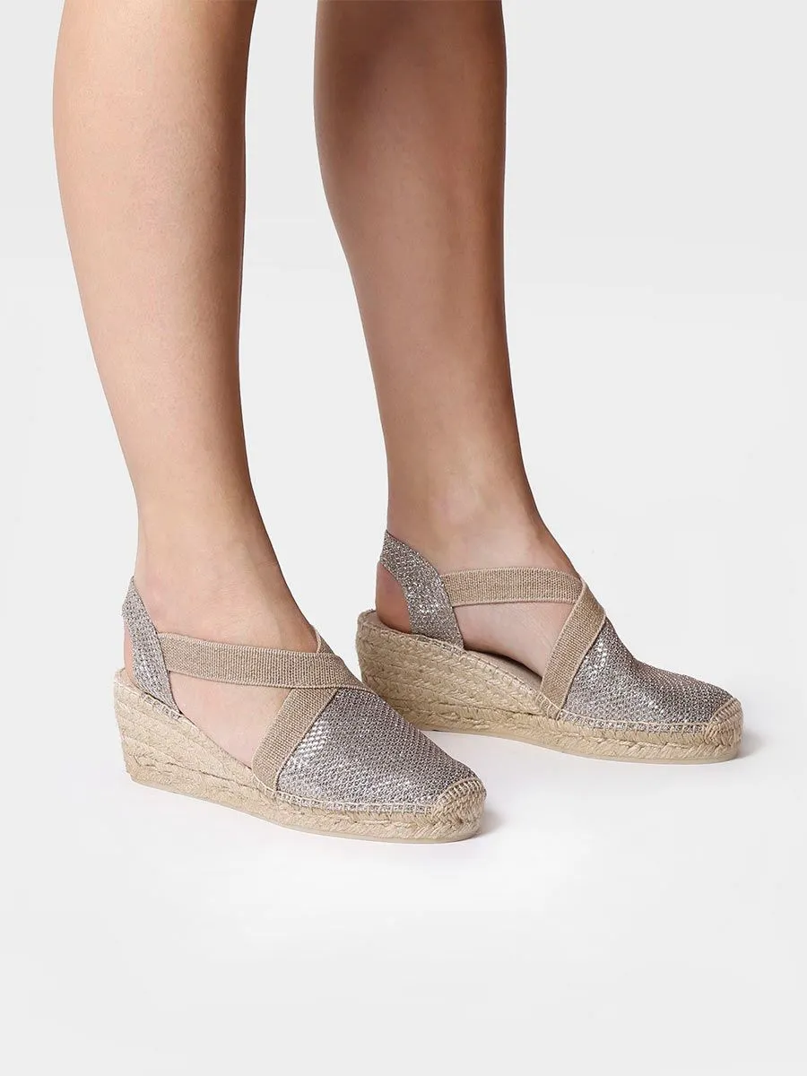 Women's shiny vegan espadrilles - TRITON