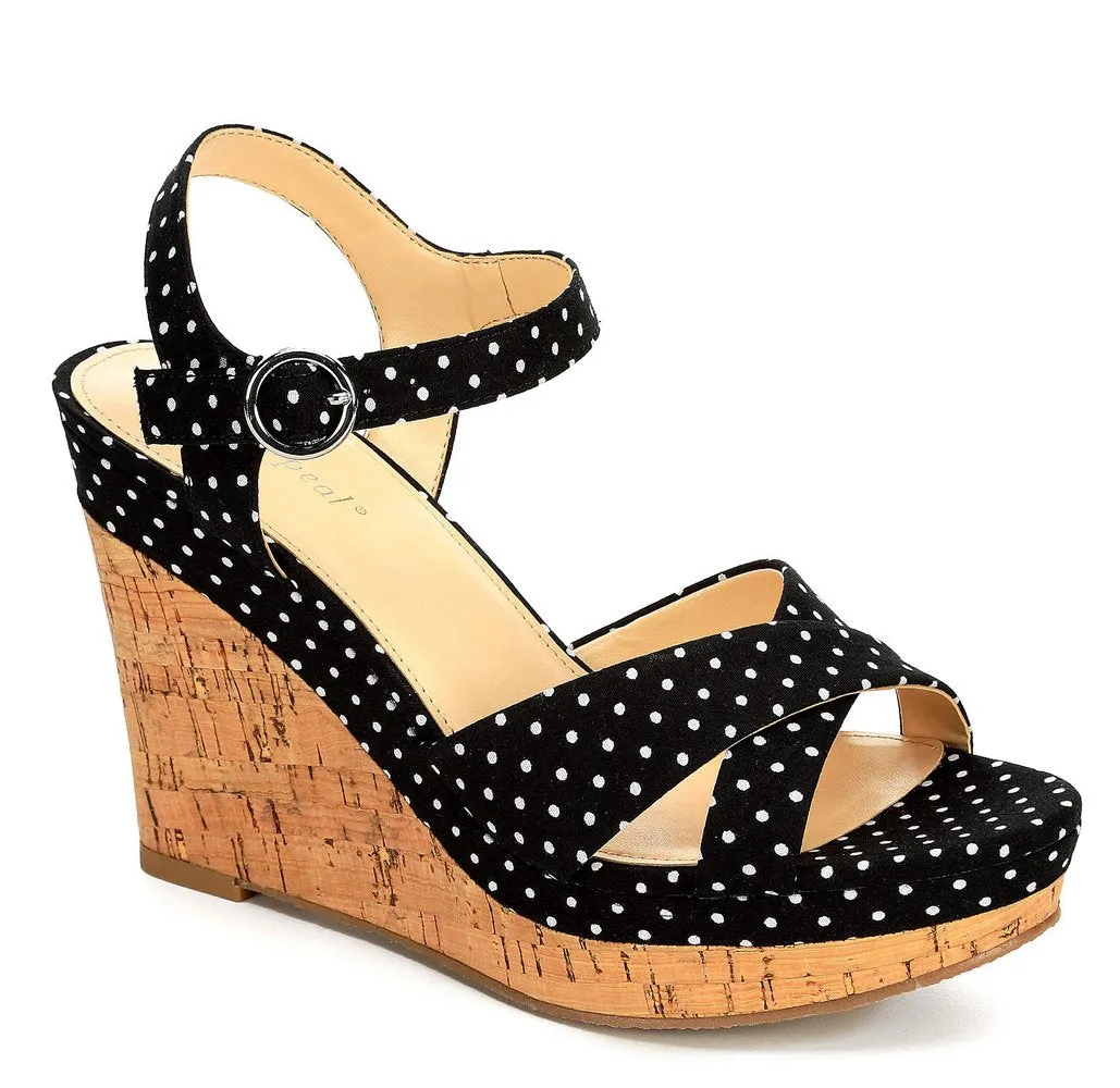 Xappeal Women's Kara Platform Wedge Sandals