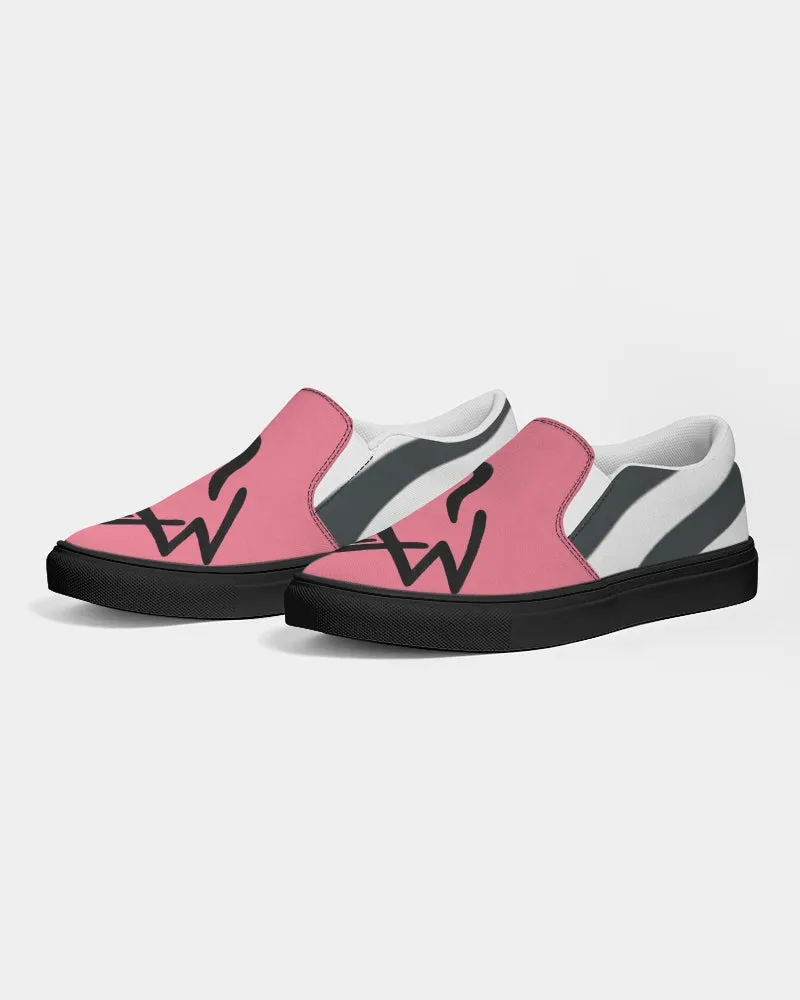 Zebra Men's Slip-On Canvas Shoe - Black