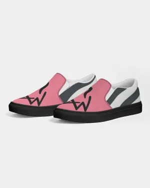 Zebra Men's Slip-On Canvas Shoe - Black