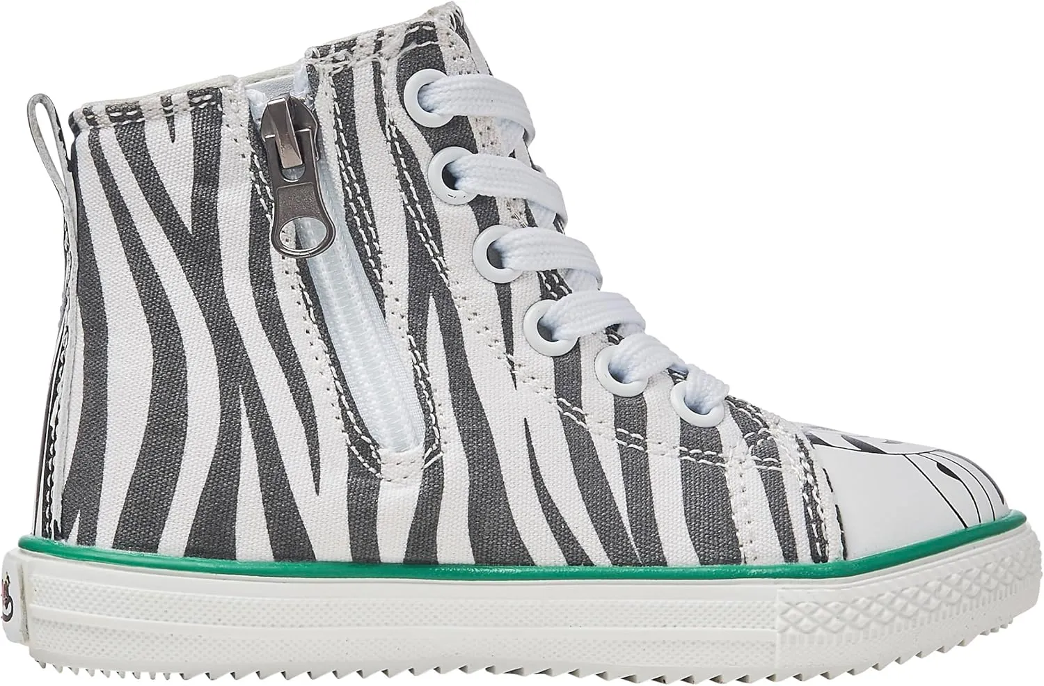 ZuZoo Kids Shoes Animal-Themed, High-Top Canvas Shoe